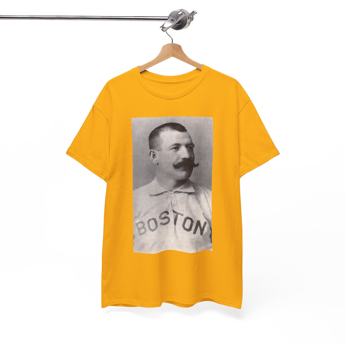 Vintage Boston Baseball Portrait T-Shirt – Retro Classic Baseball Graphic Tee