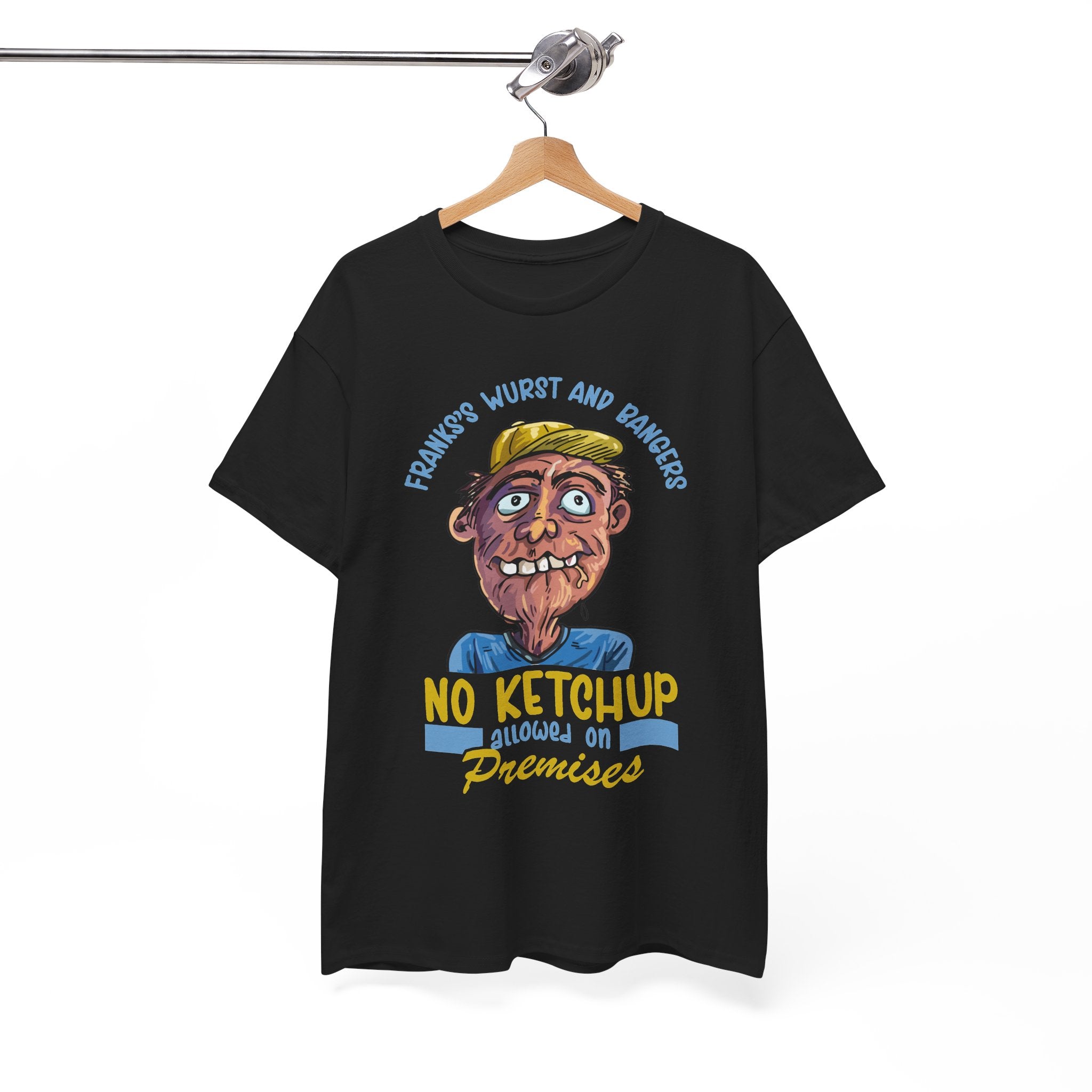 ''No Ketchup Allowed on Premises'' Funny Food Humor Graphic Tee
