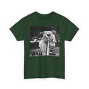 Vintage Baseball Photo T-Shirt – Classic Kneeling Player Graphic Tee