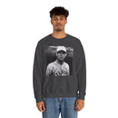 Vintage Baseball Player Sweatshirt - Classic Sports Graphic Crewneck