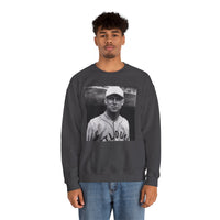 Vintage Baseball Player Sweatshirt - Classic Sports Graphic Crewneck