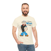 Funny “I Yam What I Yam” Classic Cartoon Graphic T-Shirt