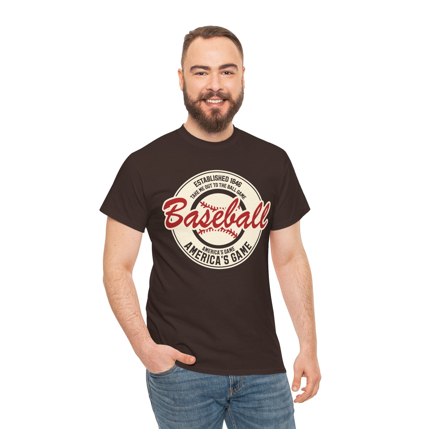 Vintage 'America's Game' Baseball T-Shirt — Retro Baseball Fan Tee