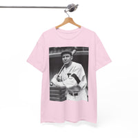 Retro Baseball Player T-Shirt - Old School Black & White Classic Legend Tee