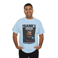 Graphic Tee — "Frank's Weenie Land Mustard and Kraut Mandatory" Retro Character T-Shirt