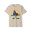I Fly First Class — Funny Witch Halloween T-Shirt