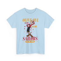 Popeye "Olive Oyl Is My Name, Sailors Are My Game" Graphic T-Shirt