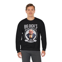 "Big Dick's Archery Supplies & Apple Stand" Funny Crewneck Sweatshirt