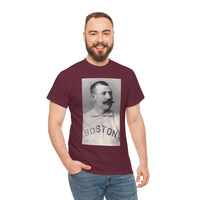 Vintage Boston Baseball Portrait T-Shirt – Retro Classic Baseball Graphic Tee
