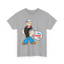 Popeye "I Yam What I Yam" Funny Cartoon Graphic T-Shirt