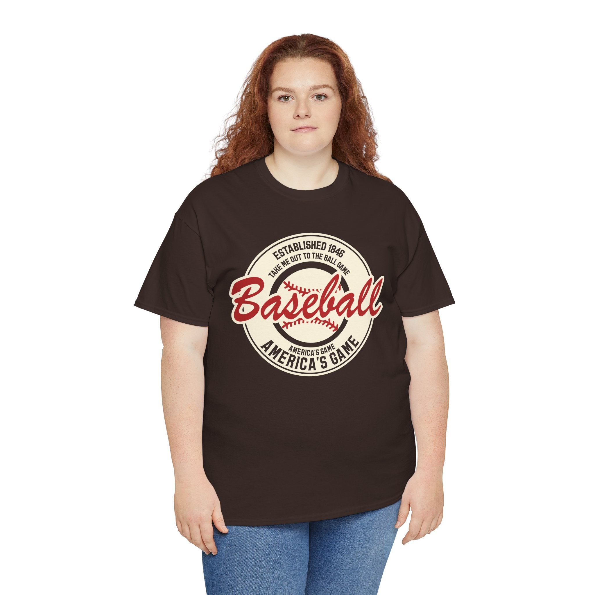 Vintage 'America's Game' Baseball T-Shirt — Retro Baseball Fan Tee
