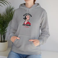 Olive’s Hair and Tanning Salon Hoodie. Vintage Olive Oyl Cartoon Graphic Pullover