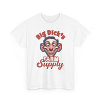 Graphic T‑Shirt — "Big Dick's Farm Supply" Vintage Cartoon Logo Tee