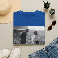 Vintage Baseball Umpire and Batter Photo T-Shirt