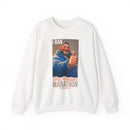 I Ran The Boston Marathon Drink Concession Sweatshirt - Funny Marathon Humor Crewneck