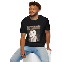Vintage Baseball Photo T-Shirt — Classic Detroit Tigers Player Portrait