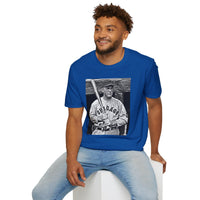 Vintage Cricket Player Photo T-Shirt — Retro Sports Tee