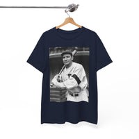 Retro Baseball Player T-Shirt - Old School Black & White Classic Legend Tee