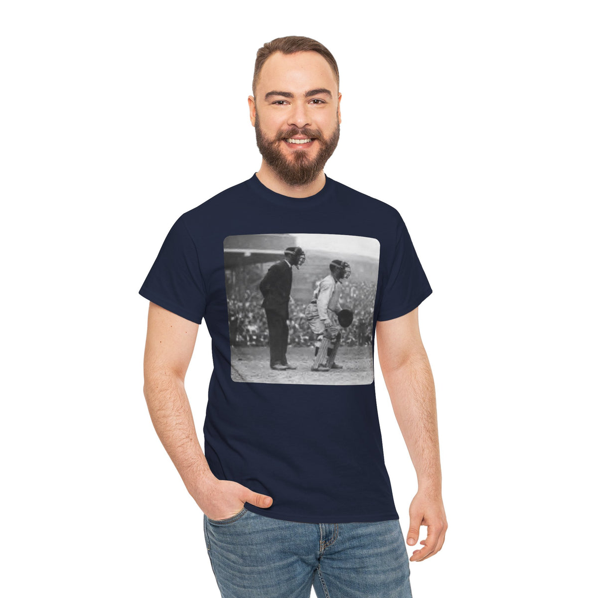 Vintage Baseball Photo T-Shirt – Classic Retro Sports Graphic Tee