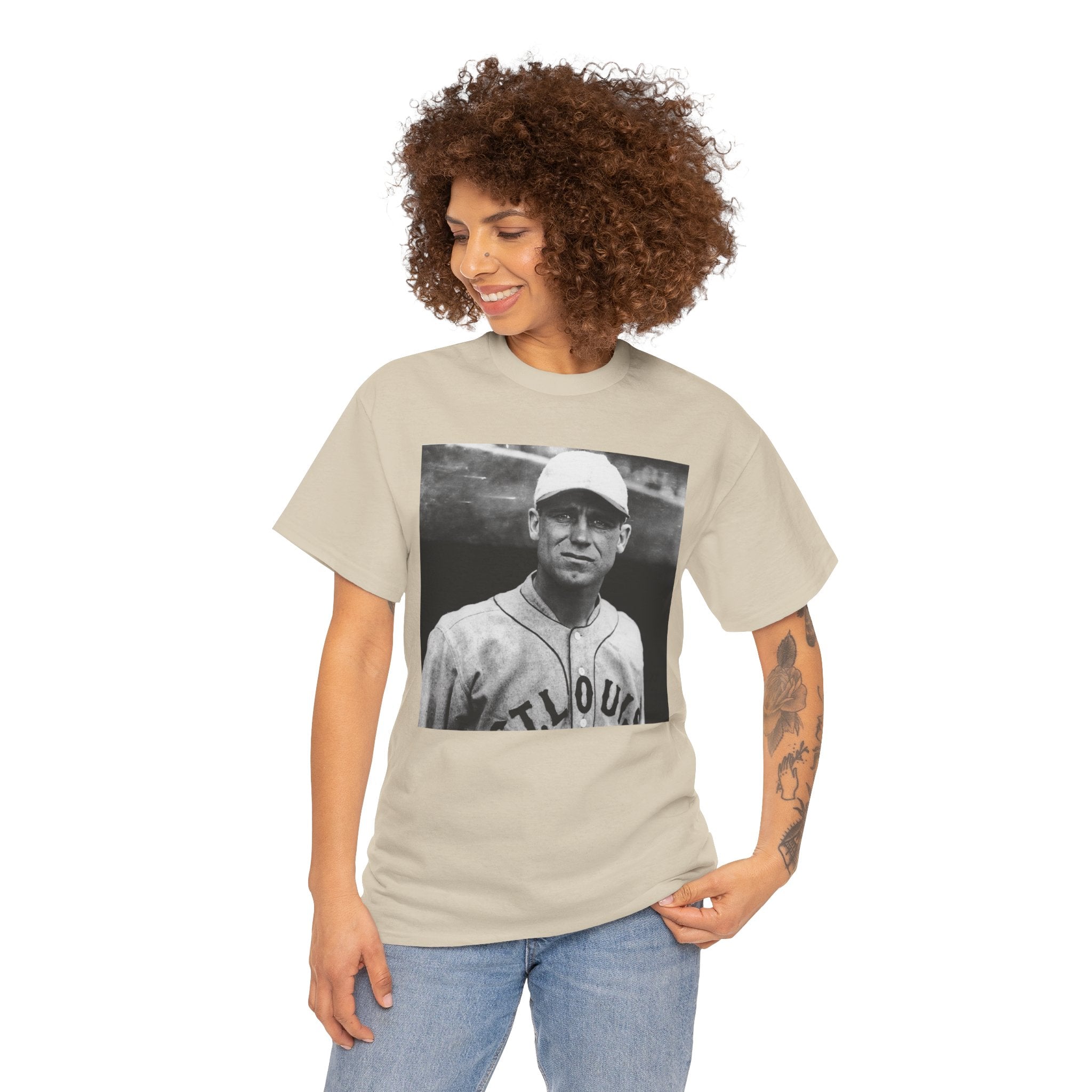 Vintage Baseball Player T-Shirt | Classic Sports Graphic Tee