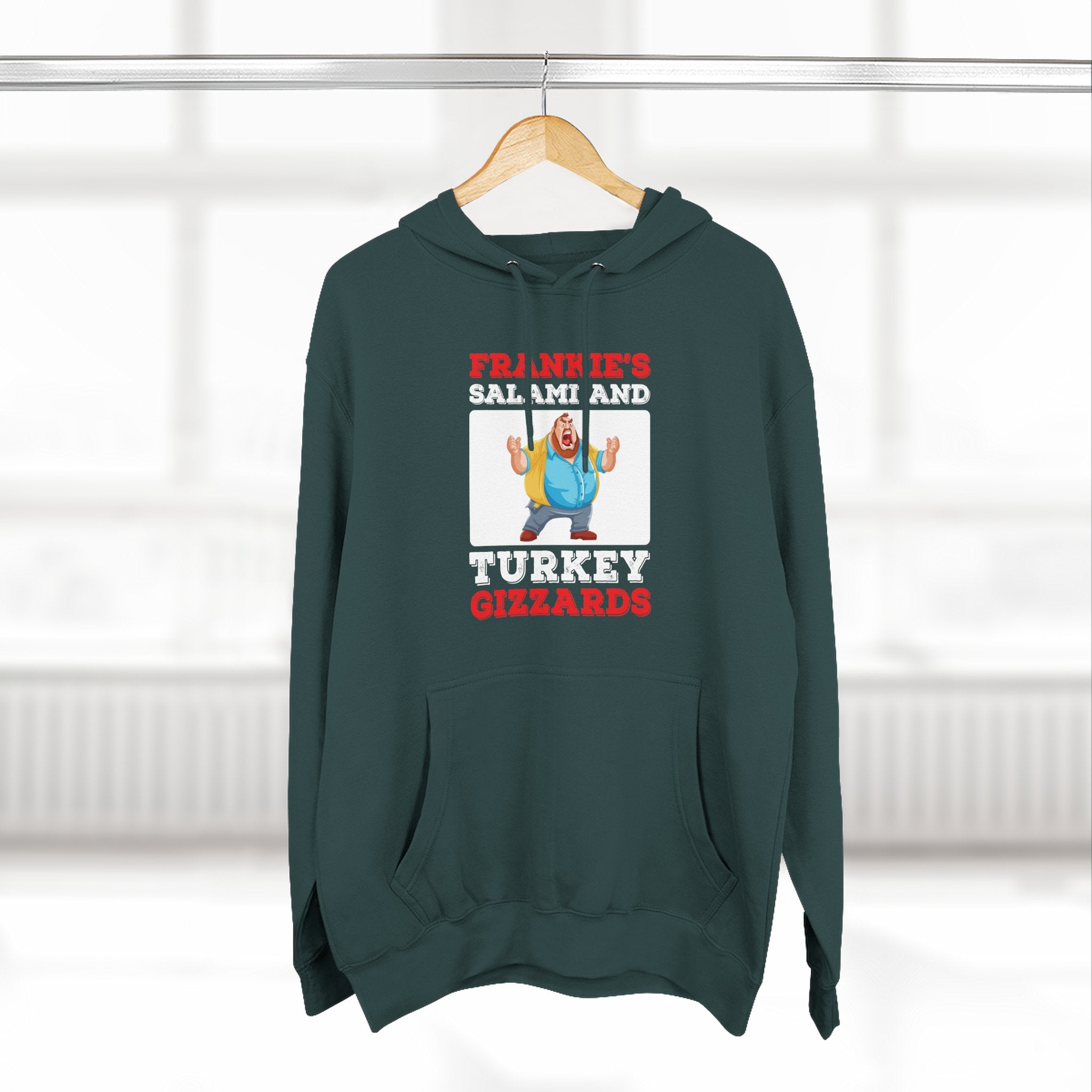 Frankie's Gizzards Hoodie — Funny Retro Character Pullover