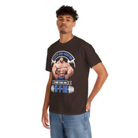 Gym T-Shirt — "Strong & Unstoppable: Built by the Gym" Muscle Fitness Tee