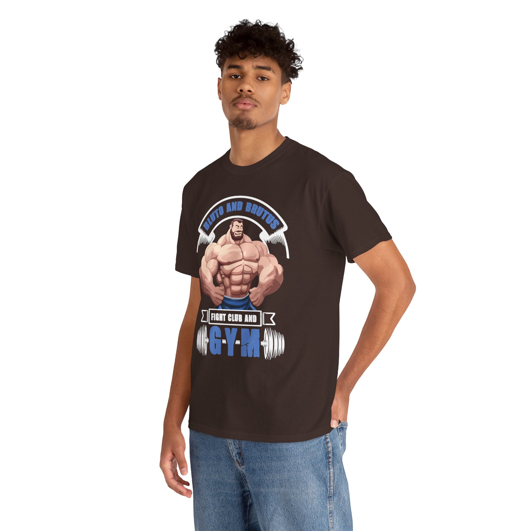 Gym T-Shirt — "Strong & Unstoppable: Built by the Gym" Muscle Fitness Tee