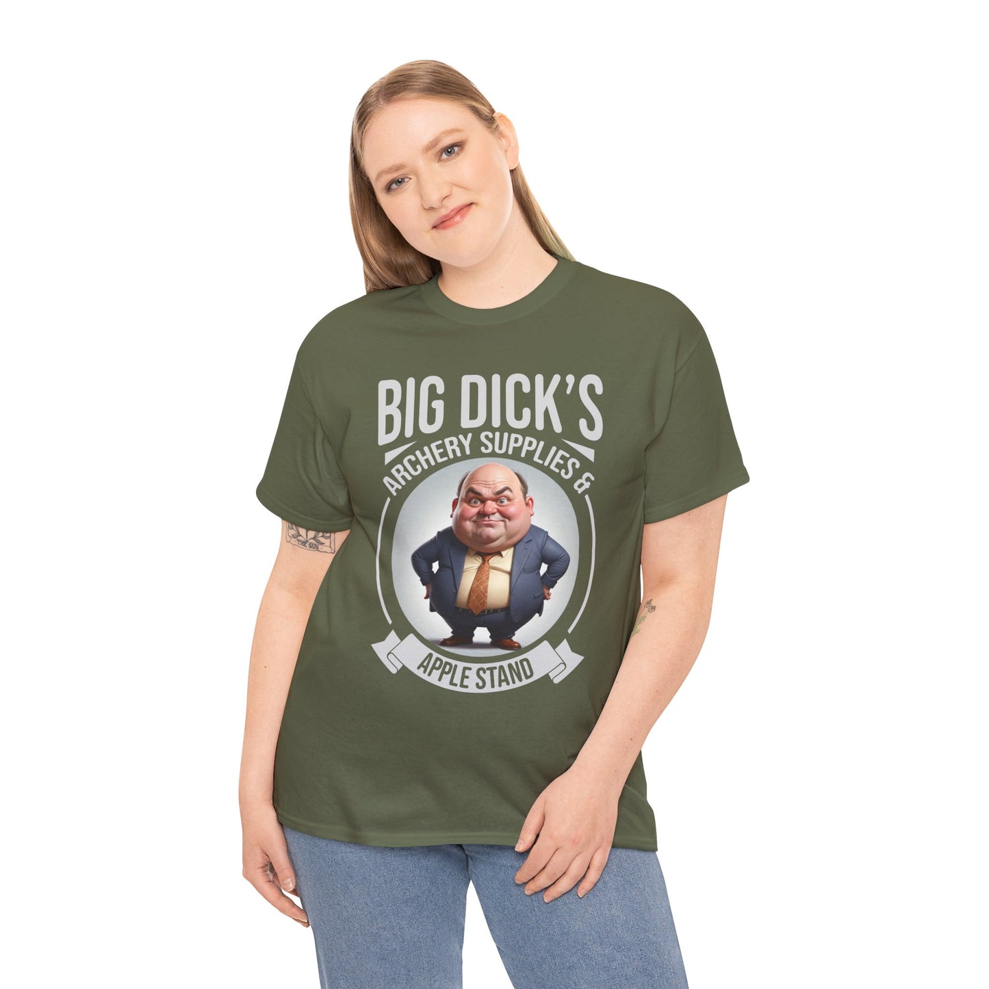 Big Dick's Archery Supplies Funny Graphic Tee — Novelty Archery T-Shirt