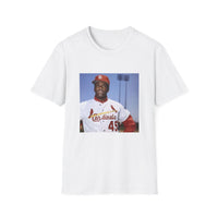 Baseball Graphic T-Shirt — Vintage Cardinals Player Photo Tee