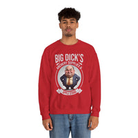 "Big Dick's Archery Supplies & Apple Stand" Funny Crewneck Sweatshirt