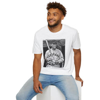 Vintage Cricket Player Photo T-Shirt — Retro Sports Tee