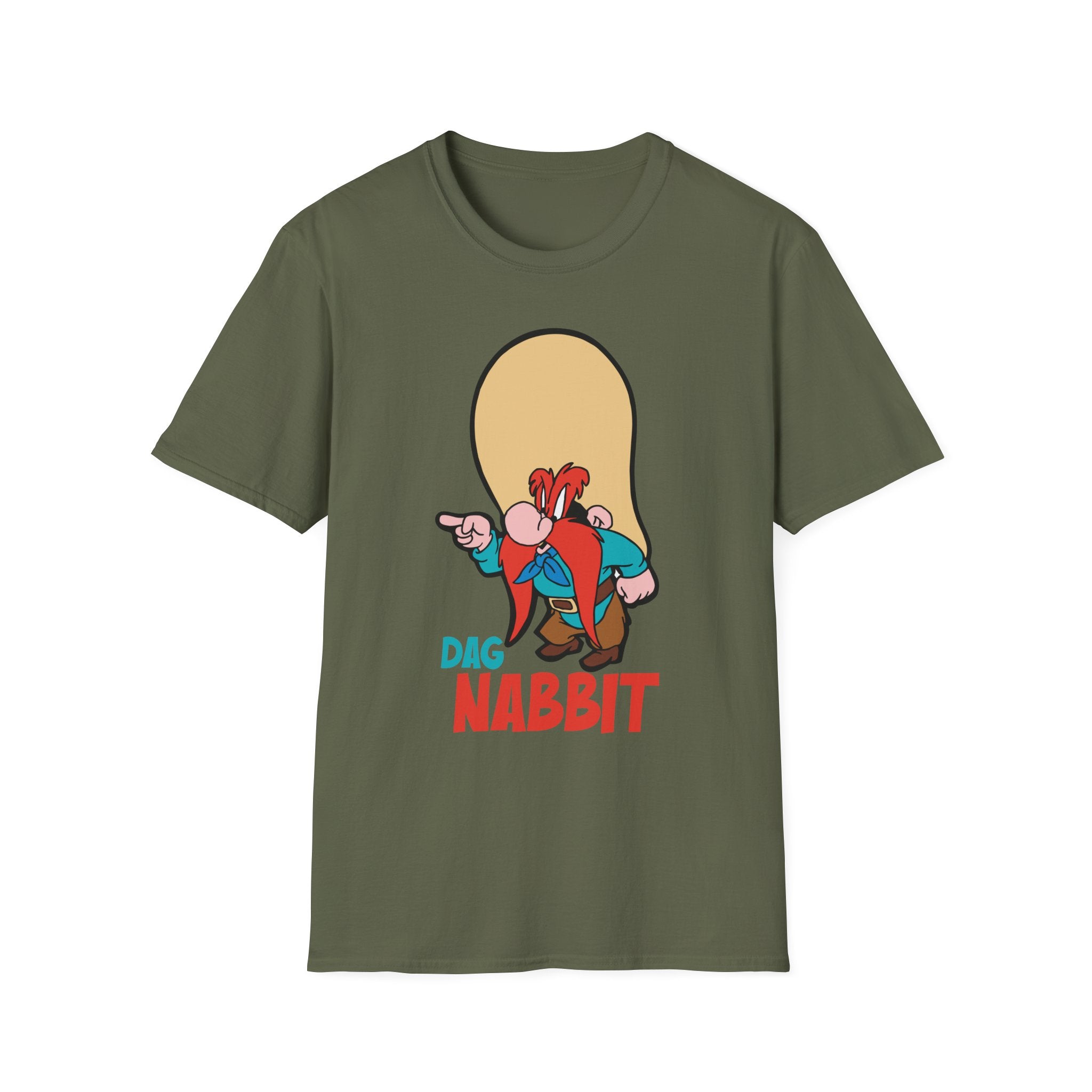 T-Shirt — Retro 'Dag Nabbit' Cartoon Character Tee