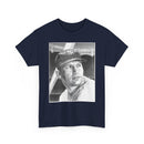 Vintage Baseball Portrait T-Shirt – Classic Retro Player Tee