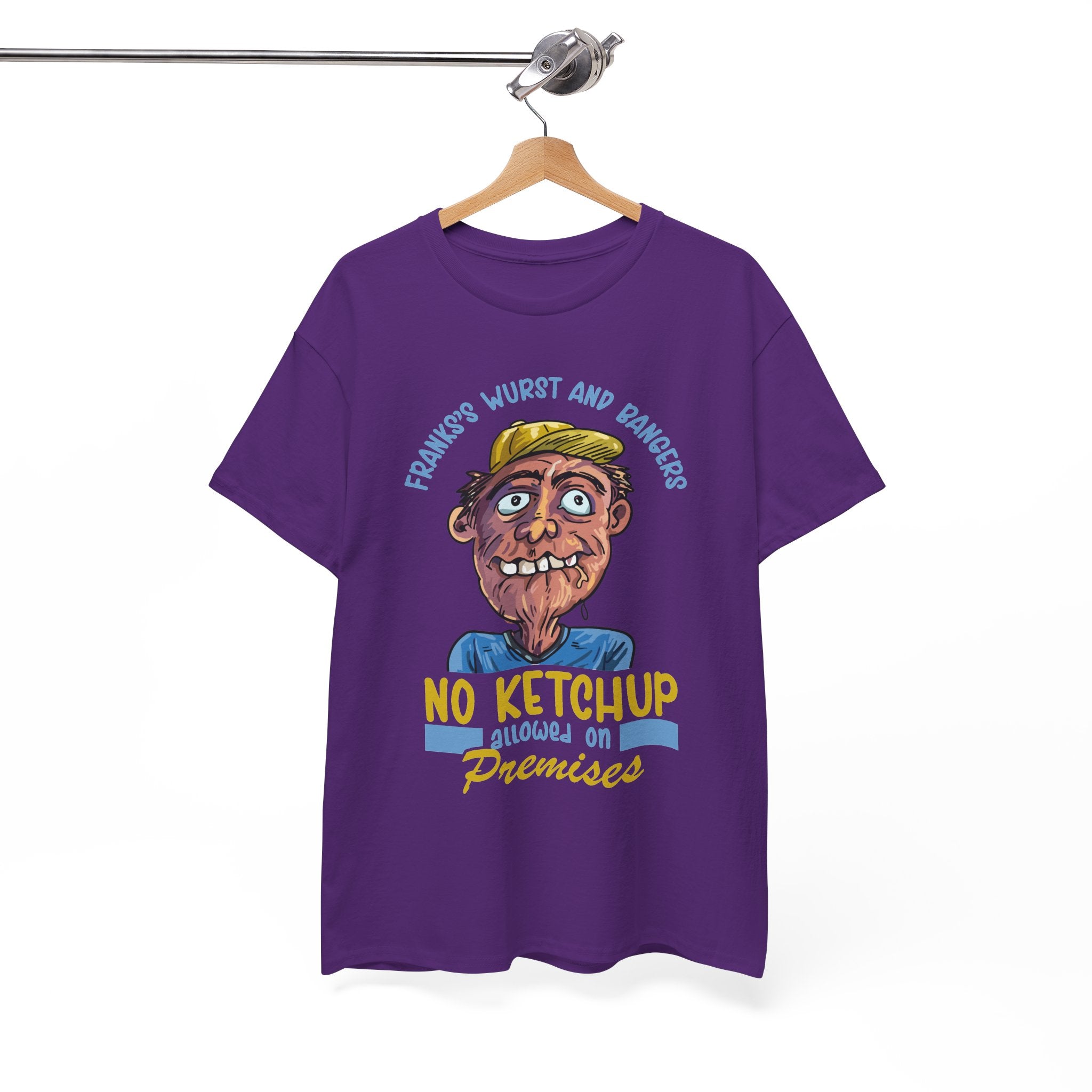 ''No Ketchup Allowed on Premises'' Funny Food Humor Graphic Tee