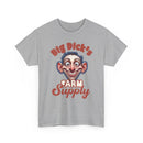 Graphic T‑Shirt — "Big Dick's Farm Supply" Vintage Cartoon Logo Tee