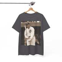 Vintage Detroit Baseball Photo T-Shirt — Retro Sports Legend Graphic Tee