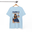Frank’s Weenie Factory T-Shirt — "We Have the Wurst Weenies" Cartoon Tee