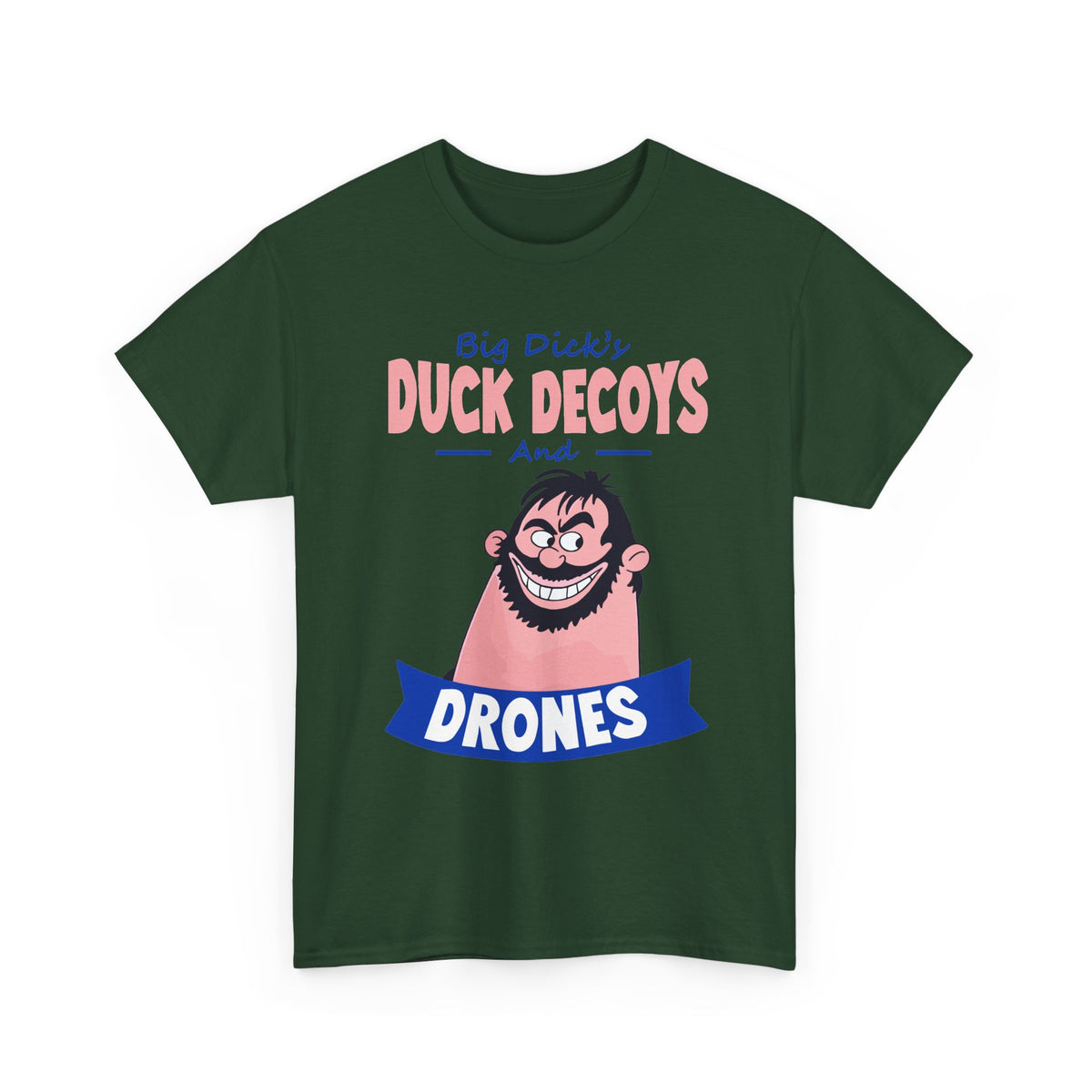 Duck Decoys and Drones T-Shirt — Funny Hunting Cartoon Tee