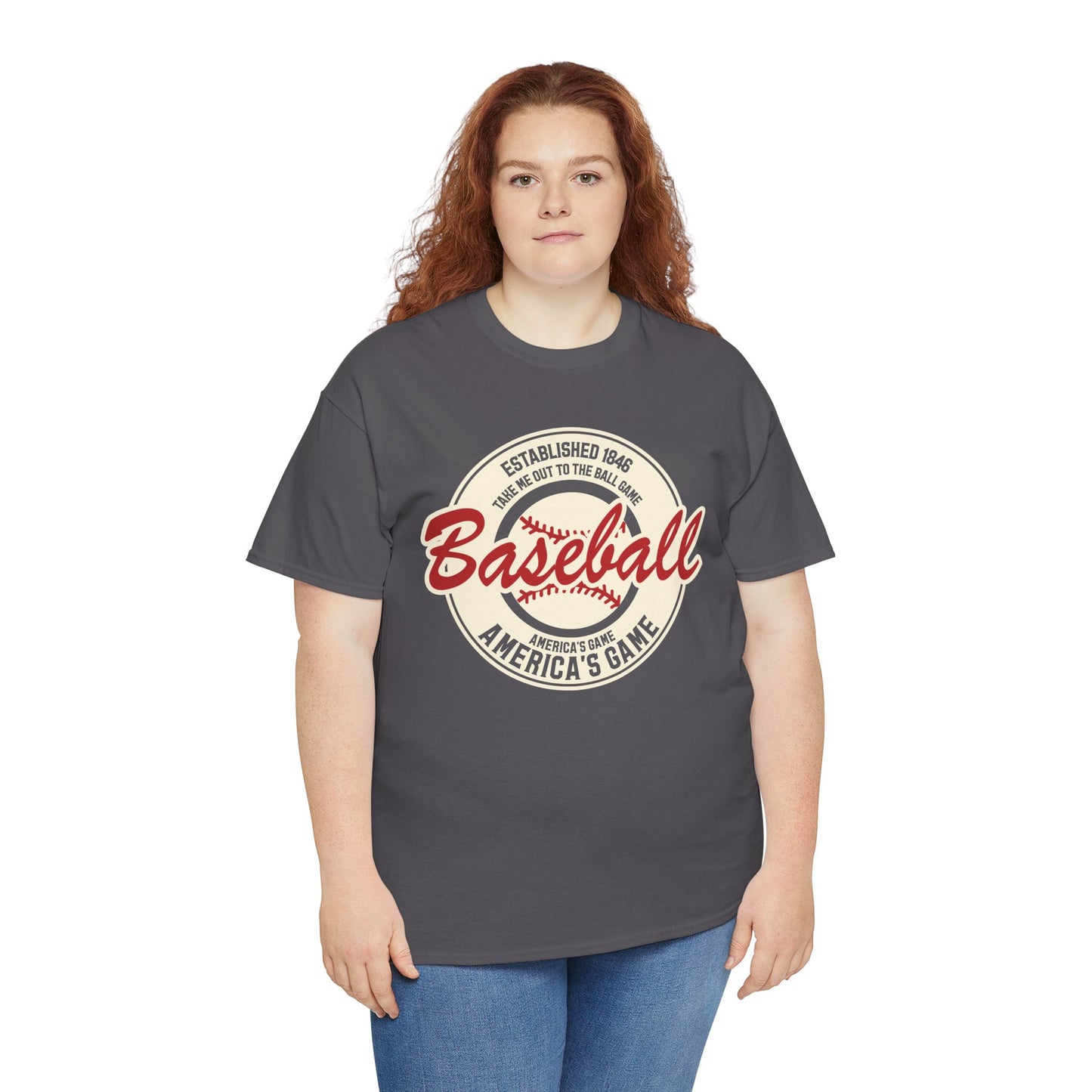Vintage 'America's Game' Baseball T-Shirt — Retro Baseball Fan Tee