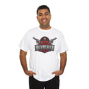 Red Revolver Graphic Tee — Retro Western Guns Logo T-Shirt