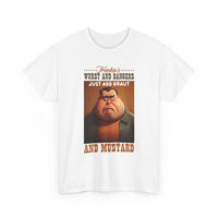Frankie's Wurst and Bangers T-Shirt — "Just Add Kraut & Mustard" Funny Food Tee