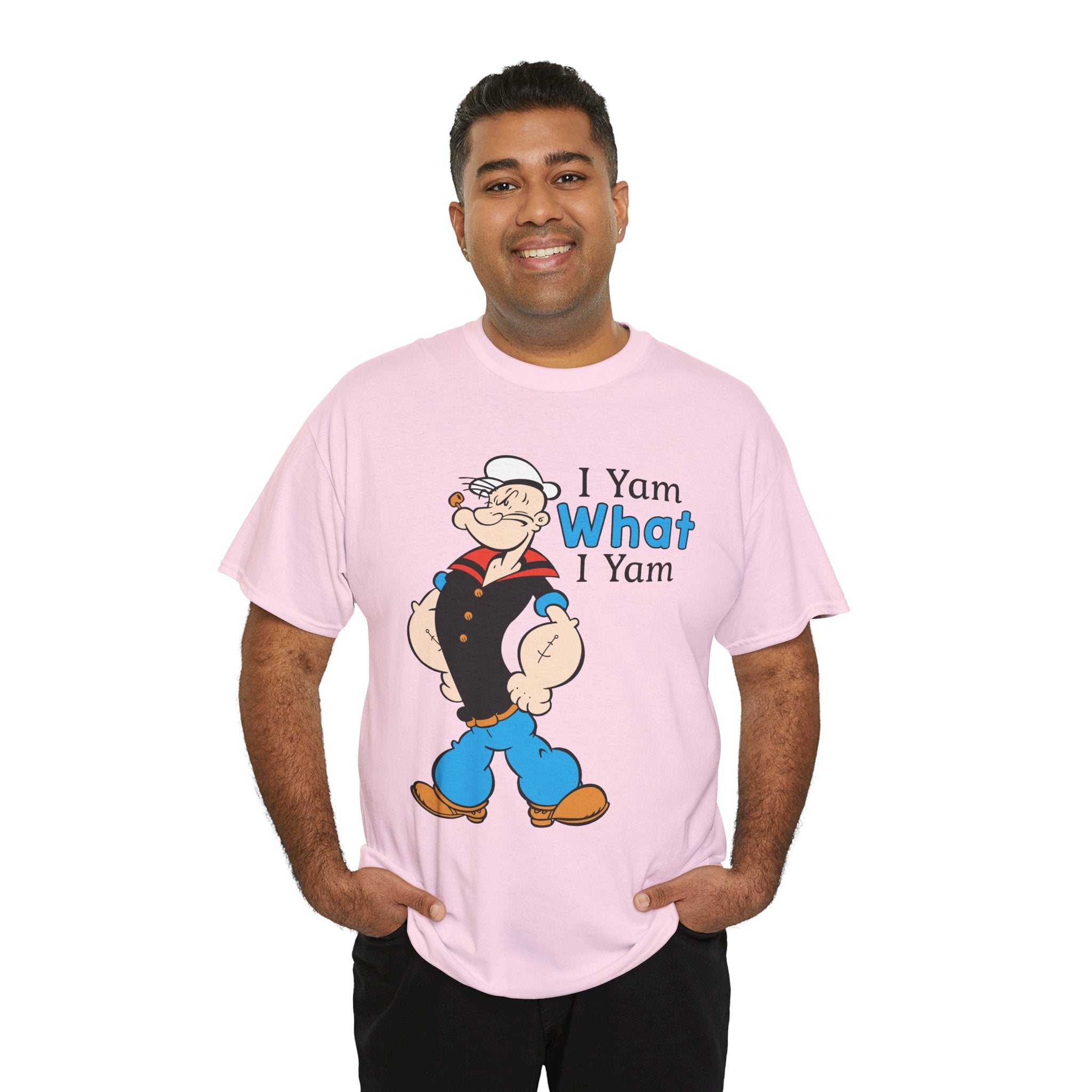 Funny “I Yam What I Yam” Classic Cartoon Graphic T-Shirt