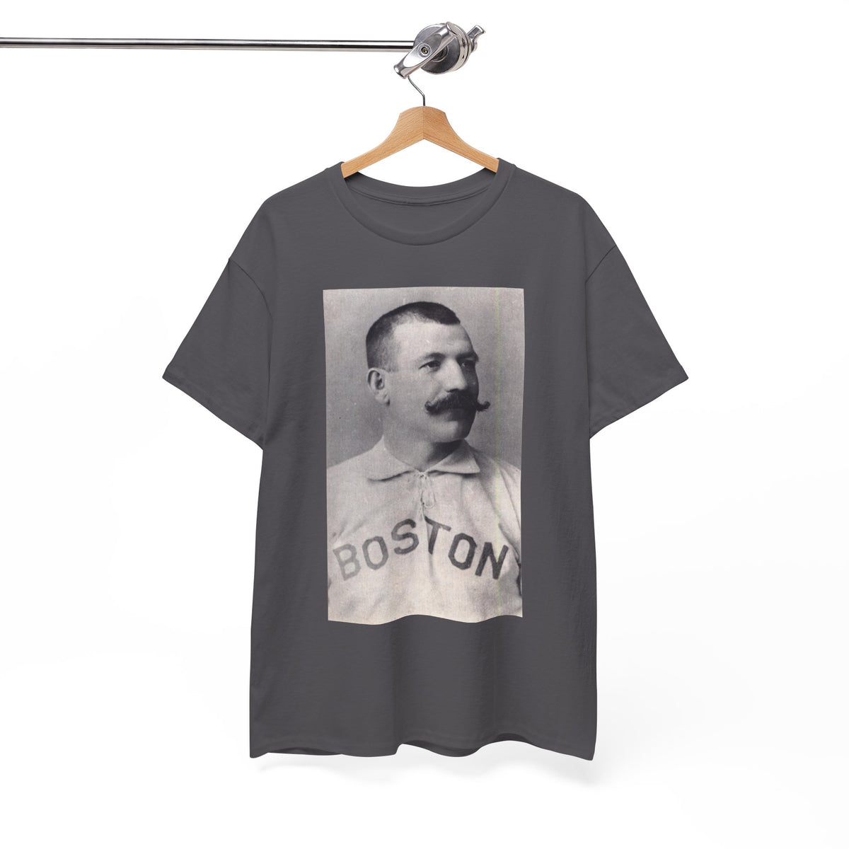 Vintage Boston Baseball Portrait T-Shirt – Retro Classic Baseball Graphic Tee