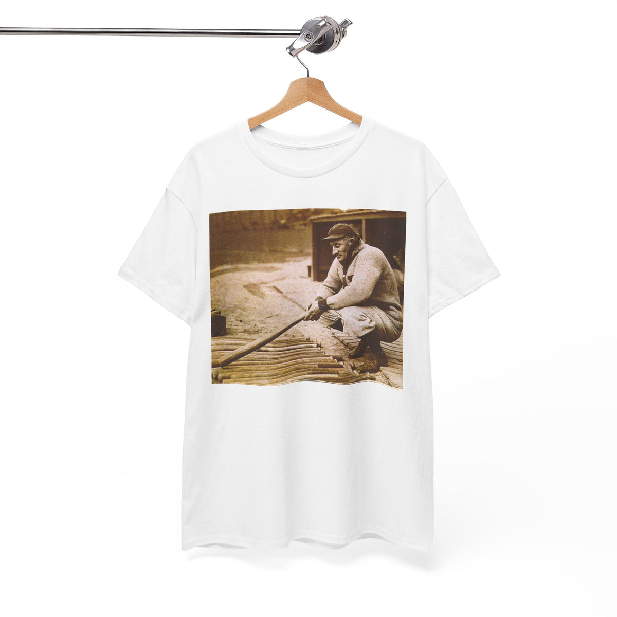 Vintage Baseball Photo T-Shirt – Retro Classic Baseball Player Tee