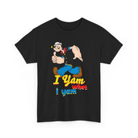 Retro Cartoon 'I Yam What I Yam' Graphic Tee