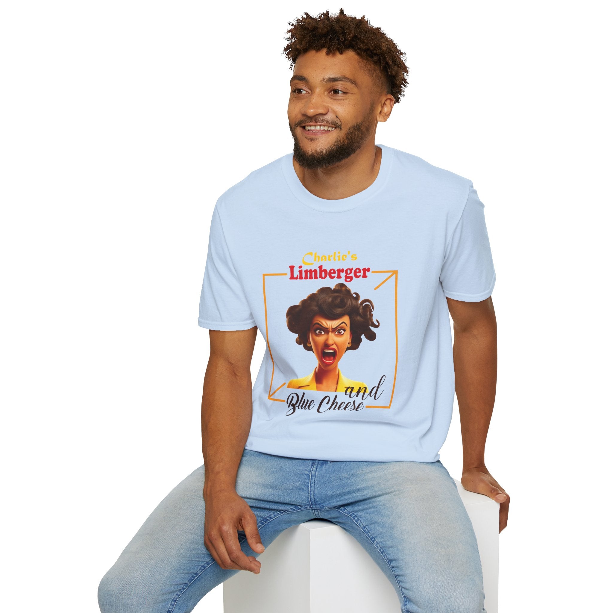 Charlie’s Limberger T-Shirt — Vintage Angry Cheese Graphic Tee