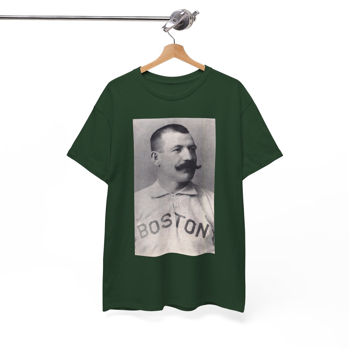 Vintage Boston Baseball Portrait T-Shirt – Retro Classic Baseball Graphic Tee