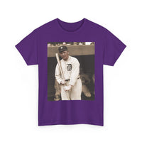 Vintage Detroit Baseball Photo T-Shirt — Retro Sports Legend Graphic Tee