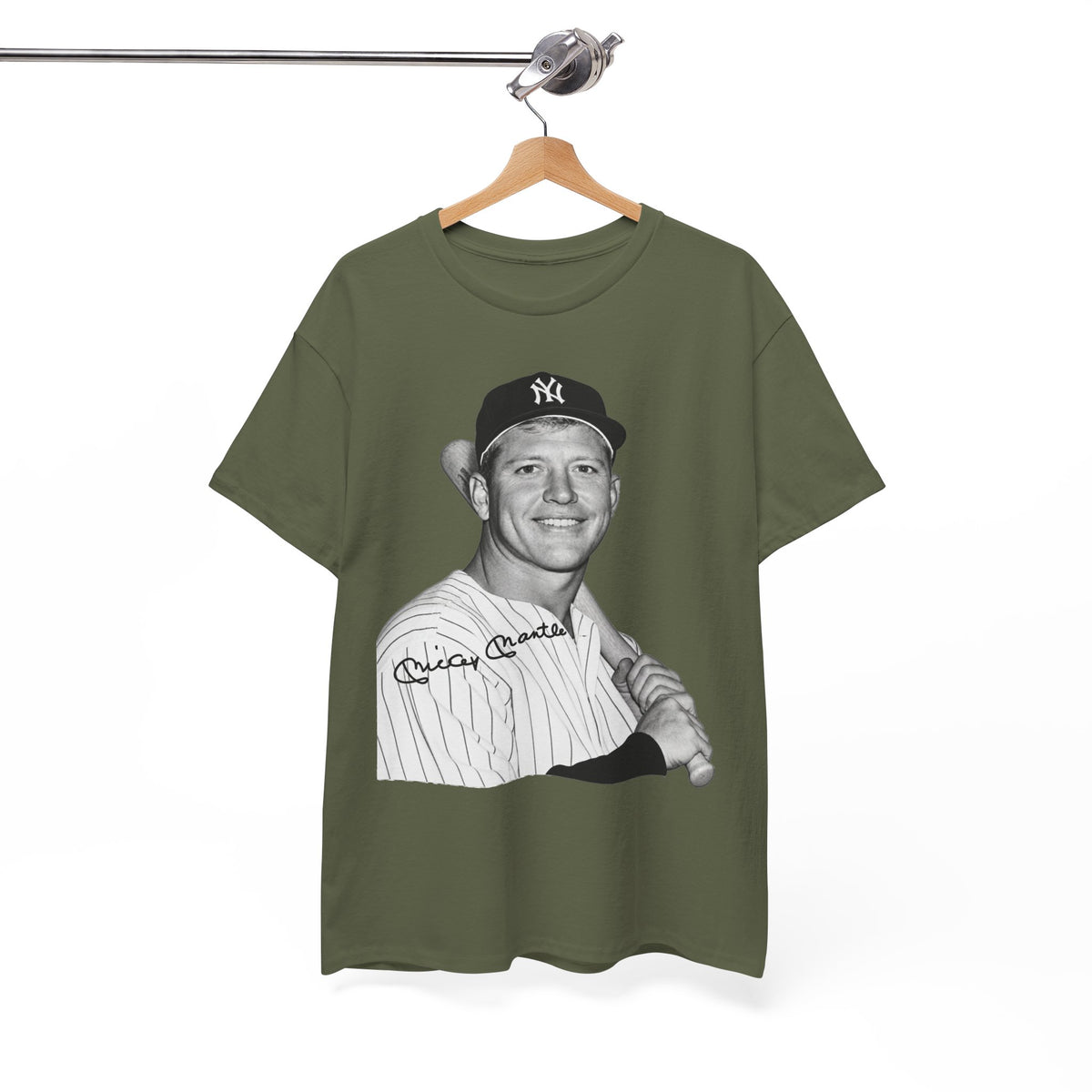 Vintage Baseball T-Shirt – Signed Roger Maris Portrait Tee