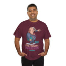 I Ran The Boston Marathon Funny Graphic Tee — Cartoon Coach Design